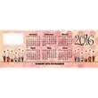 Flower Pots Keyboard Calendar | https://www.bestnamebadges.com