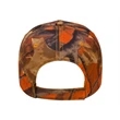 Orange Ridge Camo Cap | https://www.bestnamebadges.com