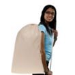 Collegiate Natural Cotton Laundry Bags | https://www.bestnamebadges.com