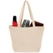 Cotton Canvas Totes with Zipper Closure | https://www.bestnamebadges.com