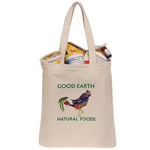 10 oz. Canvas Grocery Bags with 22