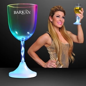 Spiral stem cocktail glasses - wine