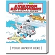 Aviation Adventures Coloring and Activity Book | https://www.bestnamebadges.com