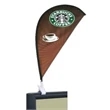 Clippy Wing Flag KIT (Hardware + Double Side Print) | https://www.bestnamebadges.com