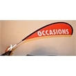Clippy Wing Flag KIT (Hardware + Double Side Print) | https://www.bestnamebadges.com