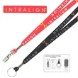 1/2" Textured Polyester Multi-Color Sublimation Lanyard | https://www.bestnamebadges.com
