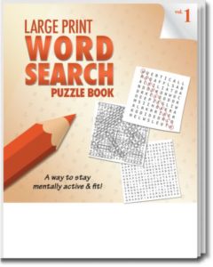 Large Print Word Search Puzzle Book - Volume 1