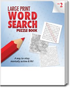Large Print Word Search Puzzle Book - Volume 2