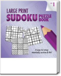 Standard Large Print Sudoku Puzzle Book - Volume 1