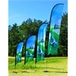 7' Feather Blade Flag Pro-Wing - DOULBLE Sided KIT | https://www.bestnamebadges.com