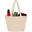 Cotton Canvas Totes with Zipper Closure | https://www.bestnamebadges.com