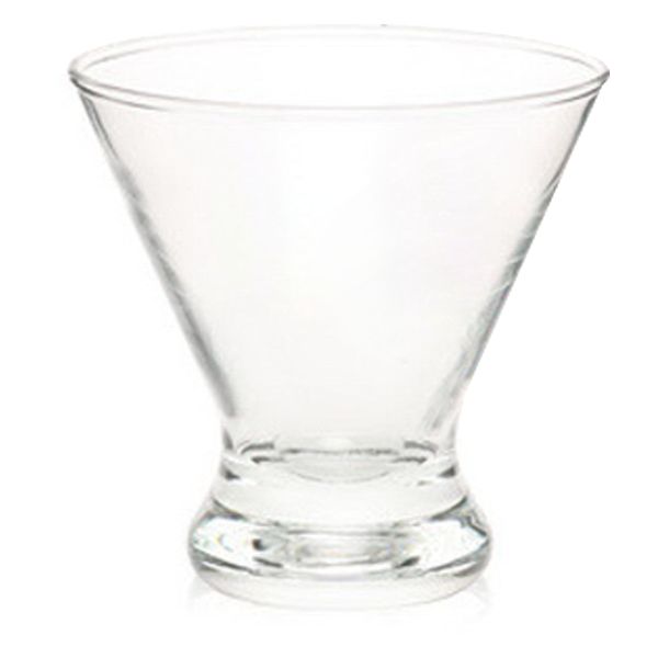 8.25 oz. Libbey Cosmopolitan Stemless Martini Glasses
