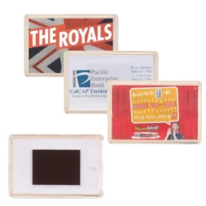 Acrylic Casing Magnet w/ 4 Color Process Insert (CMYK)