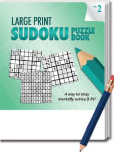 PUZZLE PACK LARGE PRINT Sudoku Puzzle Book Set - Volume 2