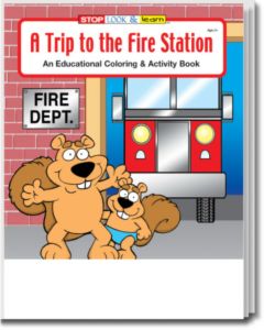 A Trip to the Fire Station Coloring and Activity Book