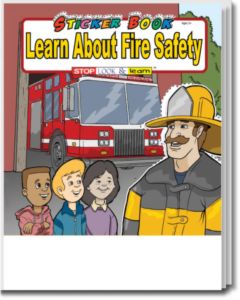 Learn About Fire Safety Sticker Book