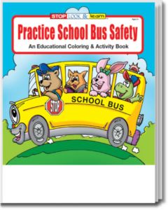 Practice School Bus Safety Coloring and Activity Book