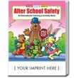 After School Safety Coloring and Activity Book | https://www.bestnamebadges.com