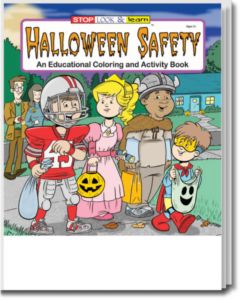 Halloween Safety Coloring and Activity Book