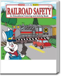 Railroad Safety Coloring and Activity Book