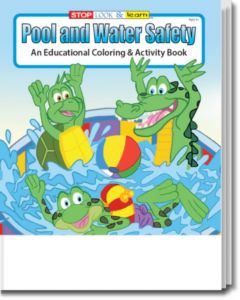 Pool and Water Safety Coloring Book