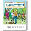 I Love My World Coloring and Activity Book | https://www.bestnamebadges.com
