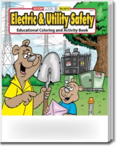 Electric & Utility Safety Coloring and Activity Book