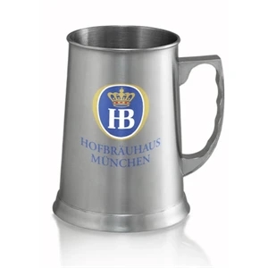 13.5oz Stainless Steel Beer Mugs | https://www.bestnamebadges.com