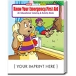 Know Your Emergency First Aid Coloring and Activity Book | https://www.bestnamebadges.com