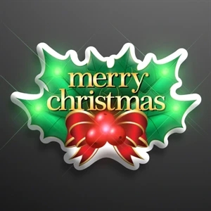 LED Merry Christmas Flashing  Lights