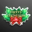LED Merry Christmas Flashing  Lights | https://www.bestnamebadges.com