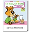 Eat Right & Healthy Coloring and Activity Book | https://www.bestnamebadges.com