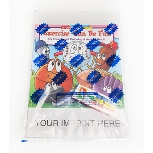 Exercise Can Be Fun Coloring and Activity Book Fun-Pack