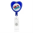 Heart Retractable Badge Holder | https://www.bestnamebadges.com