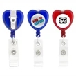 Heart Retractable Badge Holder | https://www.bestnamebadges.com