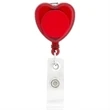Heart Retractable Badge Holder | https://www.bestnamebadges.com
