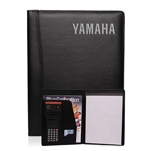 Calculator Pu Leather Portfolios | https://www.bestnamebadges.com