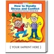 How to Handle Stress and Conflict Coloring and Activity Book | https://www.bestnamebadges.com