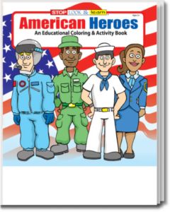 American Heroes Coloring and Activity Book