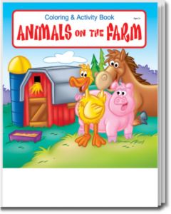 Animals on the Farm Coloring and Activity Book
