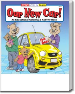 Our New Car Coloring and Activity Book