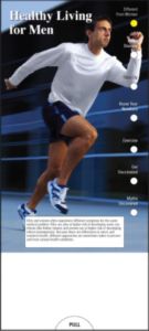 Healthy Living for Men Slide Chart