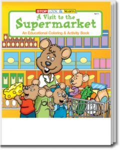 A Visit to the Supermarket Coloring and Activity Book