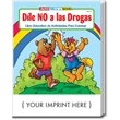Stay Drug Free Spanish Coloring and Activity Book | https://www.bestnamebadges.com
