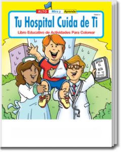 Your Hospital Cares About You Spanish Coloring Activity Book
