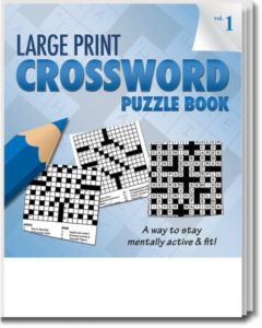 Standard Large Print Crossword Puzzle Book - Volume 1