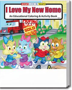 I Love My New Home Coloring Book