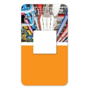 Full Color Screen Cleaner Sticker - Square