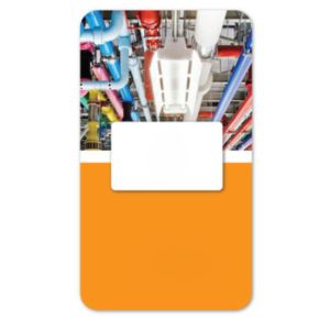 Full Color Screen Cleaner Sticker - Rectangle
