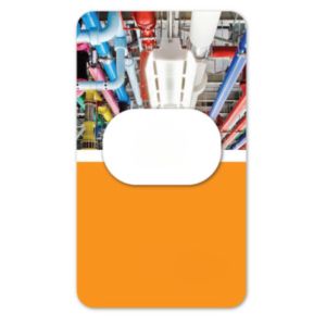 Screen Cleaner Sticker - Round Rectangle